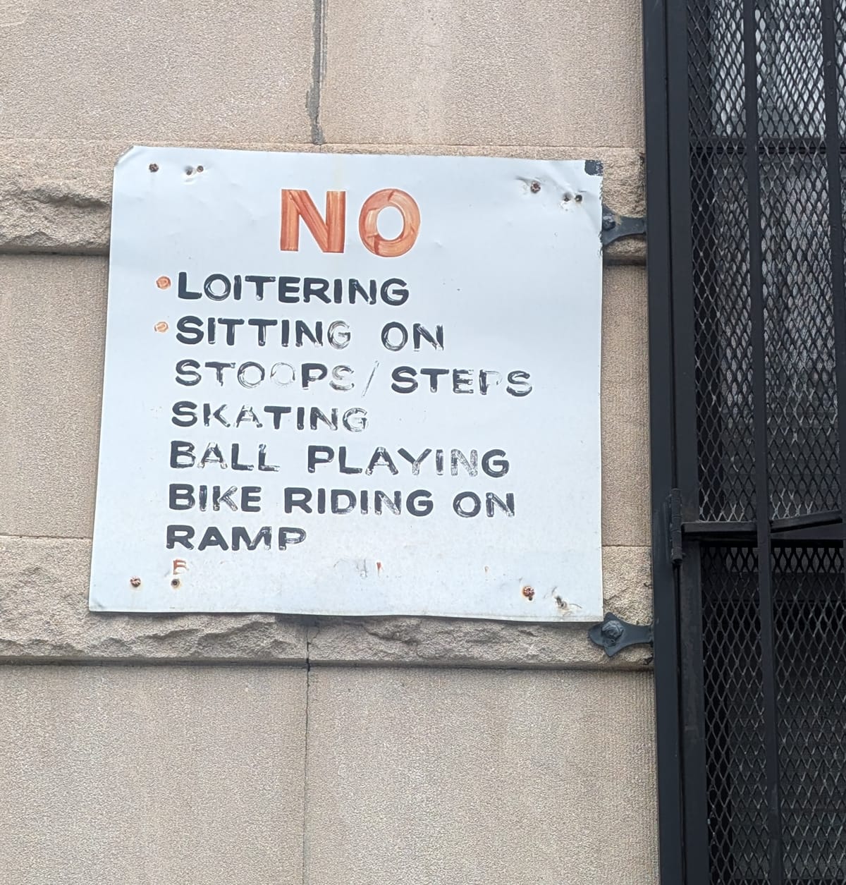 Don't leave things late.