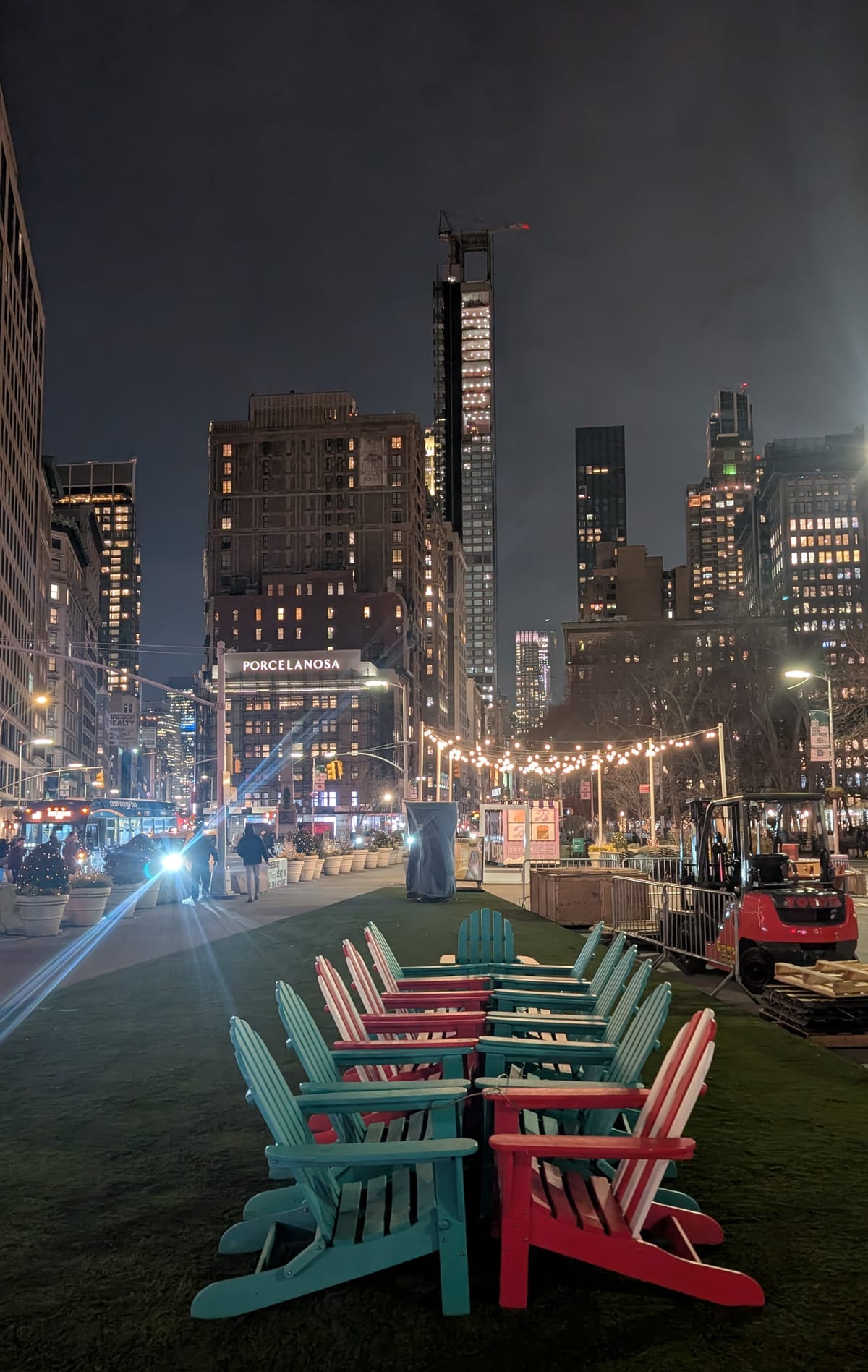 The park is smooshed